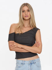 CARE LESS TOP - DARK CHOCOLATE