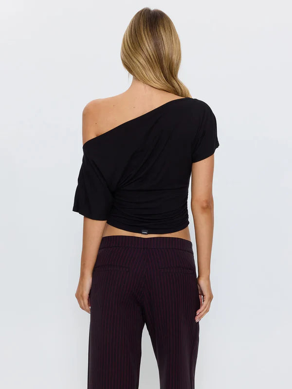 THRILLS DEMI TOP – BLACK