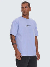 FUSION OVERSIZE FIT TEE - CORNFLOWER BLUE