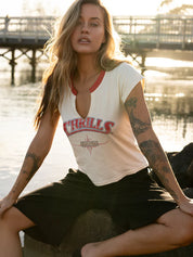 THRILLS HIGH NOON SLASH TEE – HERITAGE WHITE
