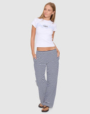 THRILLS IDLE HANDS STRIPE PANT – NAVY STRIPE
