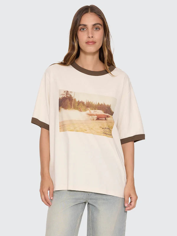 THRILLS LAST STOP BOX FIT TEE – HERITAGE WHITE