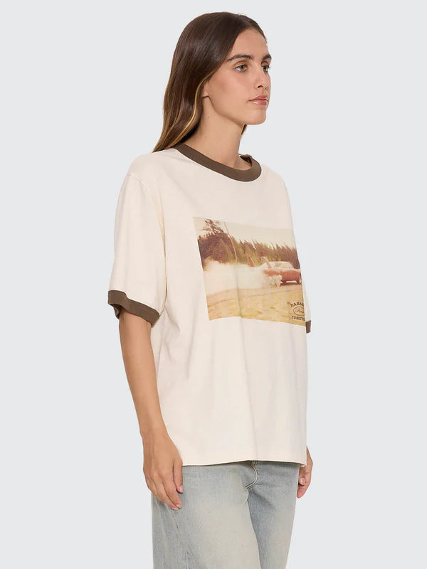 THRILLS LAST STOP BOX FIT TEE – HERITAGE WHITE