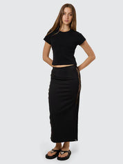 THRILLS MOST WANTED MIDI SKIRT WOMENS HIGH WAIST EVERYDAY STREET STYLE