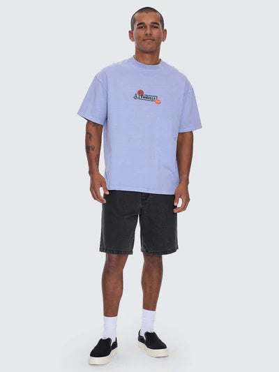 THE RITUAL MYSTERY BOX FIT OVERSIZE TEE - CORNFLOWER BLUE