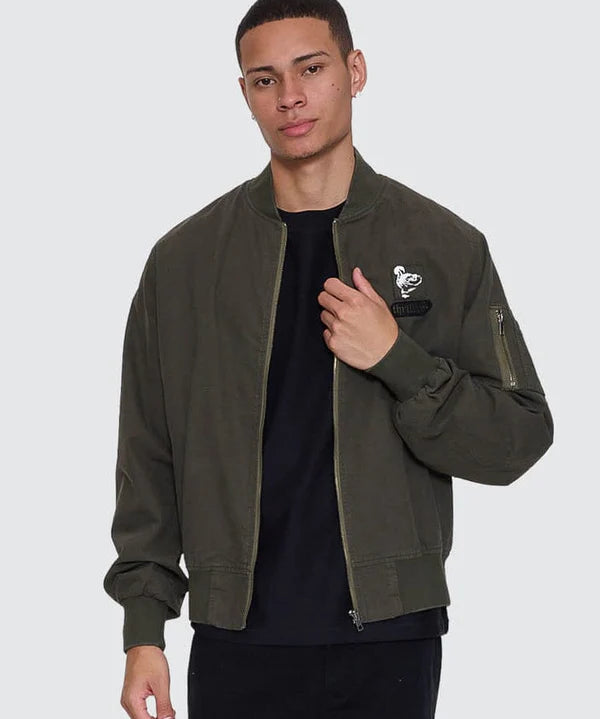 thrills-rose-brigade-bomber-jacket-olive-night.webp