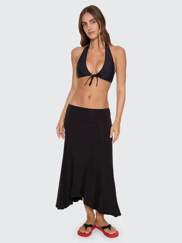 THRILLS SIENNA MIDI SKIRT – BLACK