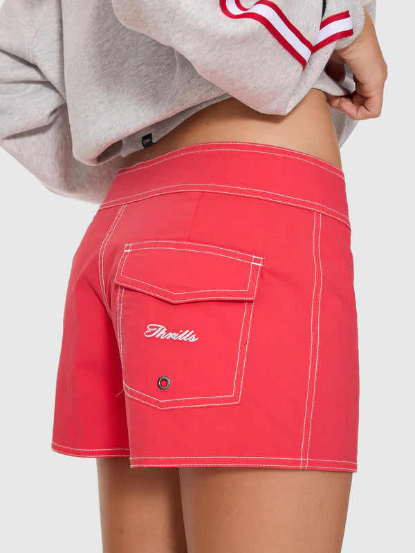 THRILLS UNDERTOW SURF SHORT – WINNING RED