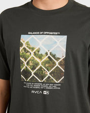 RVCA THRU VIEW MENS T SHIRT PIRATE BLACK SURF SKATE GRAPHIC TEE