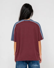RUSTY TIMMY TARGET OVERSIZED TEE WOMENS