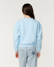 RIP CURL TROPICAL CROPPED CREW – KIDS SKY BLUE