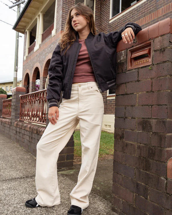 RVCA UNDERGROUND CORD PANTS NATURAL