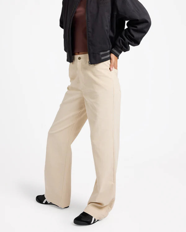 RVCA UNDERGROUND CORD PANTS NATURAL