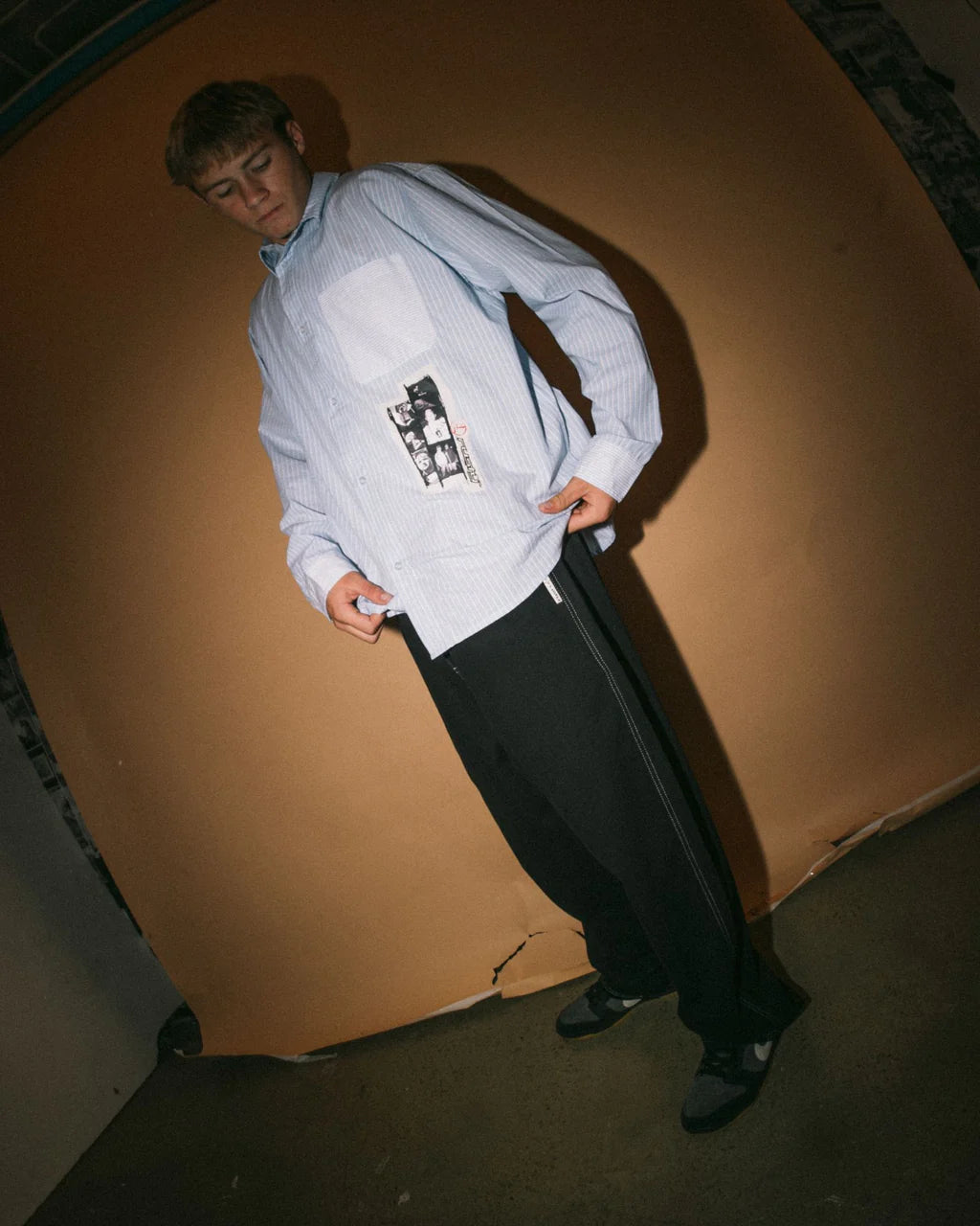 RUSTY FLIP DADDY BAGGY ELASTIC PANT MENS BLACK