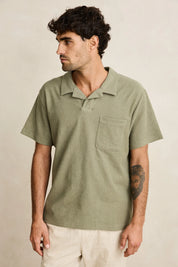 RHYTHM VINTAGE TERRY POLO SAGE
