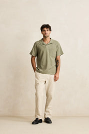 RHYTHM VINTAGE TERRY POLO SAGE
