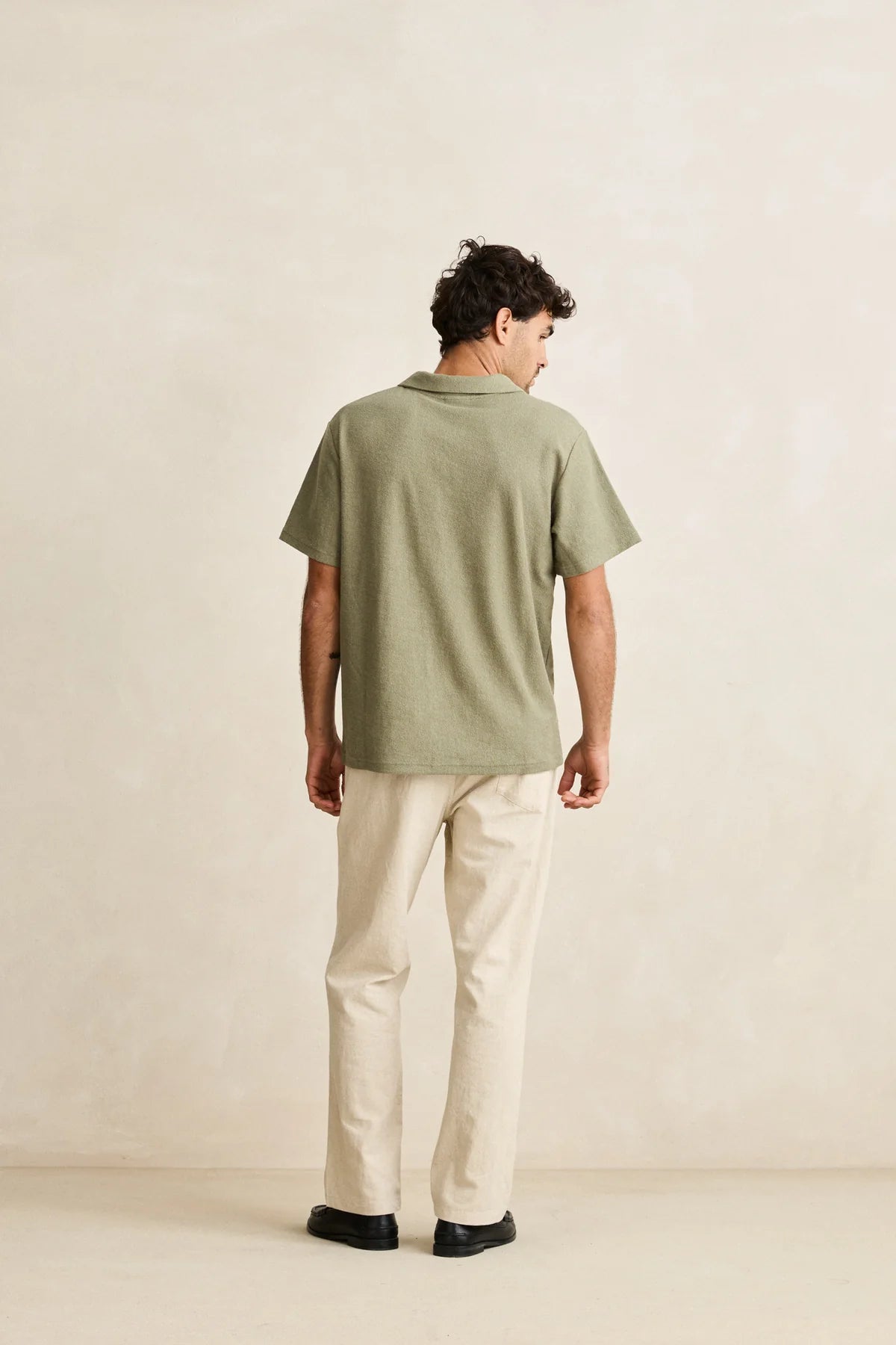 RHYTHM VINTAGE TERRY POLO SAGE
