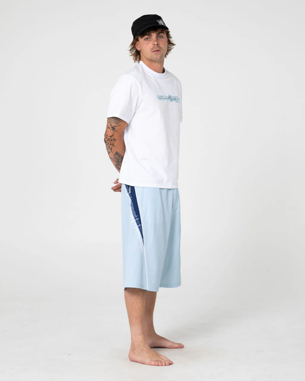 RUSTY VIPER 24 BOARDSHORT SKY BLUE