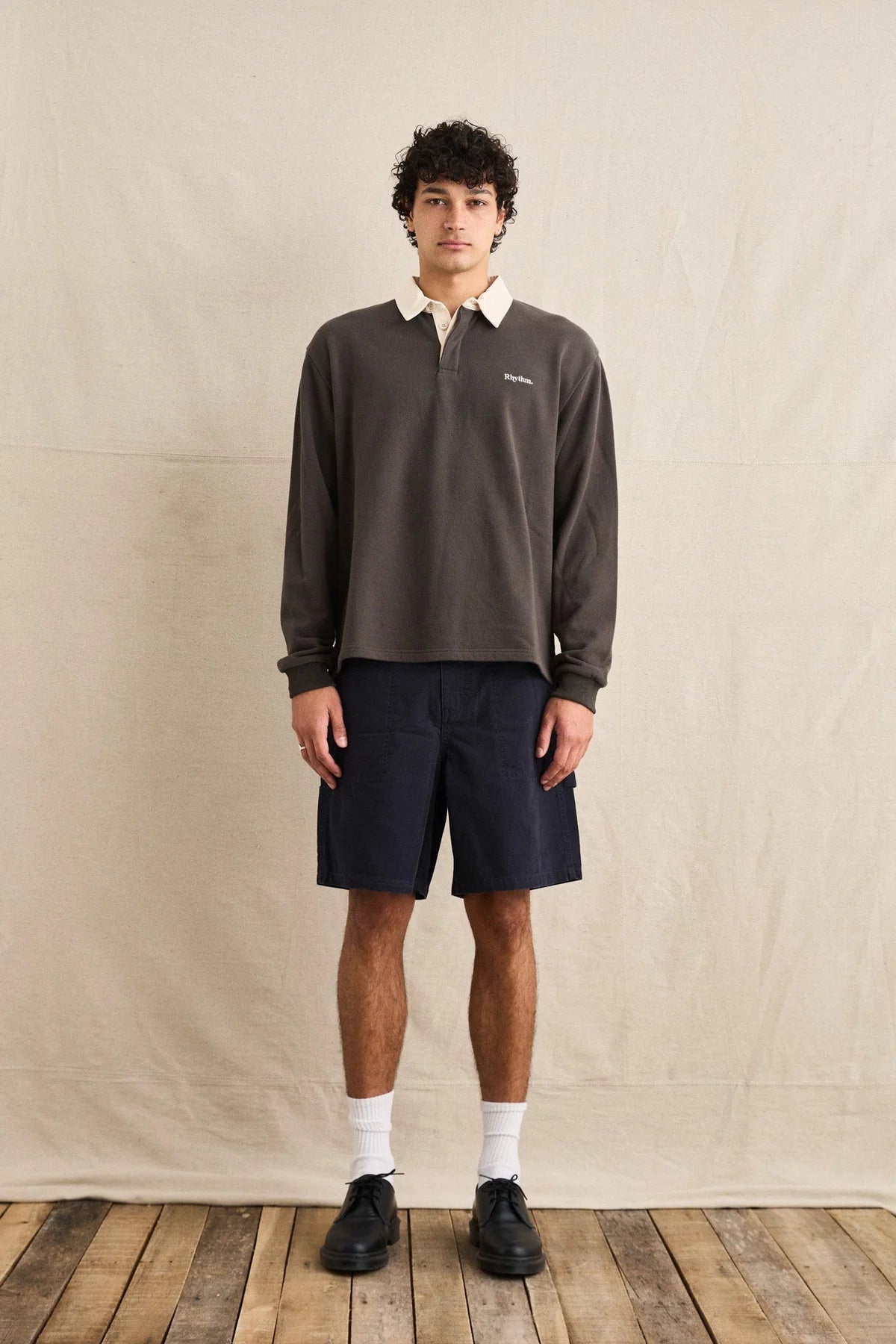 RHYTHM WASHED CANVAS SHORT MIDNIGHT