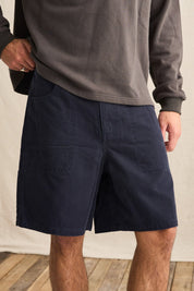 RHYTHM WASHED CANVAS SHORT MIDNIGHT