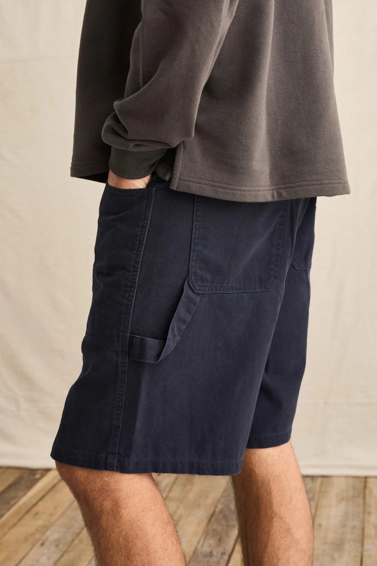 RHYTHM WASHED CANVAS SHORT MIDNIGHT
