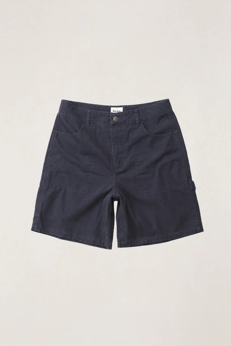 RHYTHM WASHED CANVAS SHORT MIDNIGHT