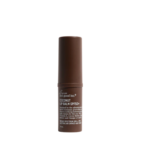 WE ARE FEEL GOOD INC COCONUT SUNSCREEN LIP BALM SPF50+ 10ML
