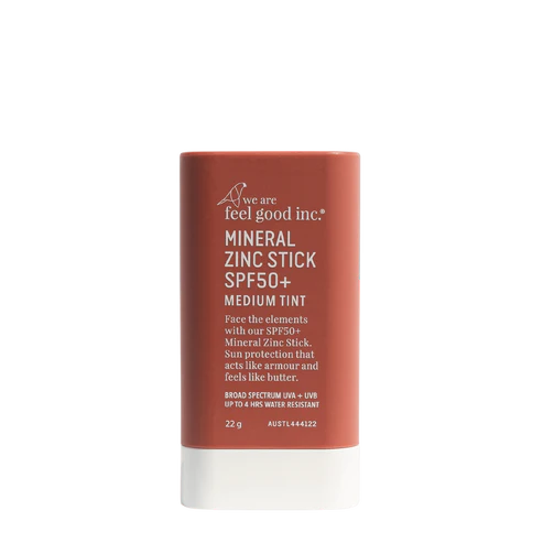 WE ARE FEEL GOOD INC MINERAL ZINC STICK SPF50+ MEDIUM TINT