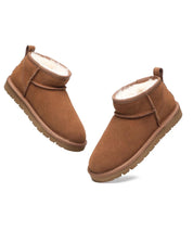 UGG BOOTS ULTRA MINI CLASSIC UGGS WOMENS CHESTNUT AUSTRALIAN SHEEPSKIN