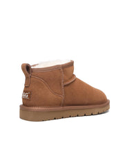 UGG BOOTS ULTRA MINI CLASSIC UGGS WOMENS CHESTNUT AUSTRALIAN SHEEPSKIN