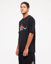QUIKSILVER YG DRIFTER T SHIRT BLACK