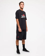 QUIKSILVER YG DRIFTER T SHIRT BLACK