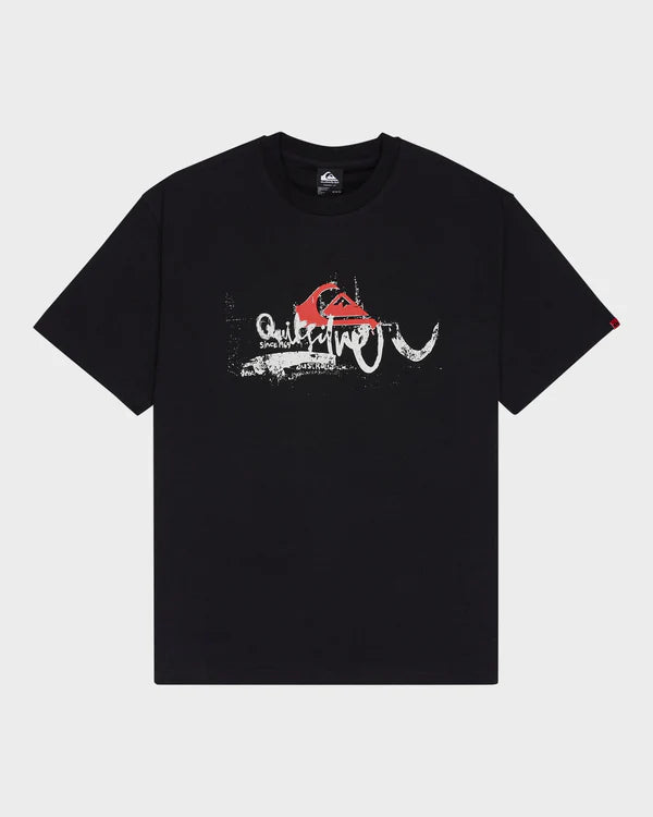 QUIKSILVER YG DRIFTER T SHIRT BLACK